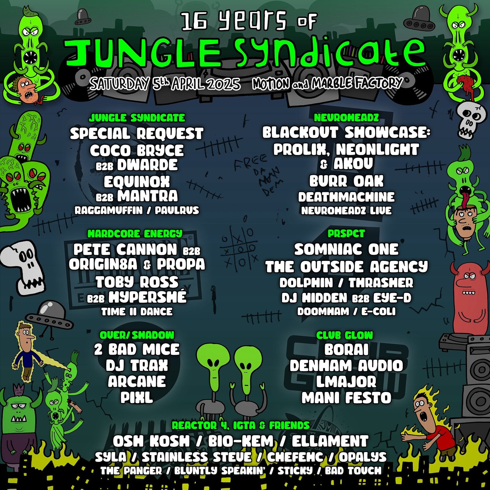 16 Years of Jungle Syndicate | Bristol at Motion