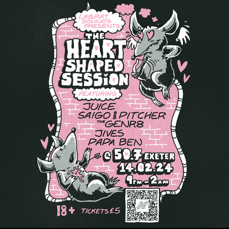 Labrat Soundsystem: The Heart Shaped Session at 50.7 Exeter