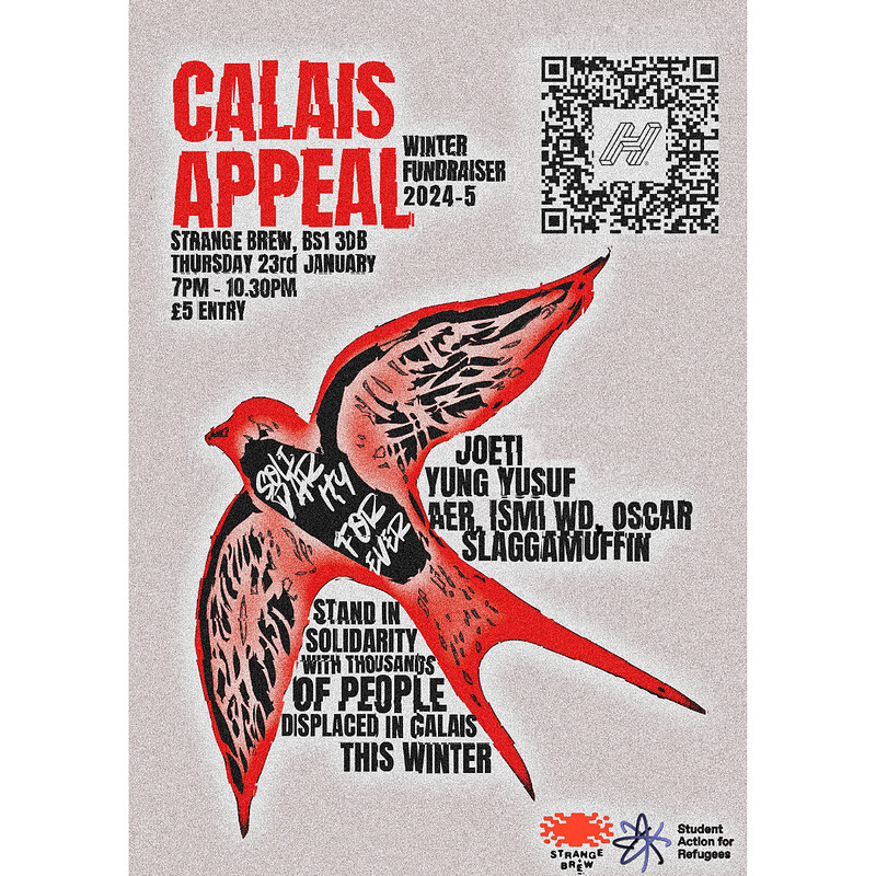 Solidarity Has No Borders Calais Appeal Fundraiser at Strange Brew