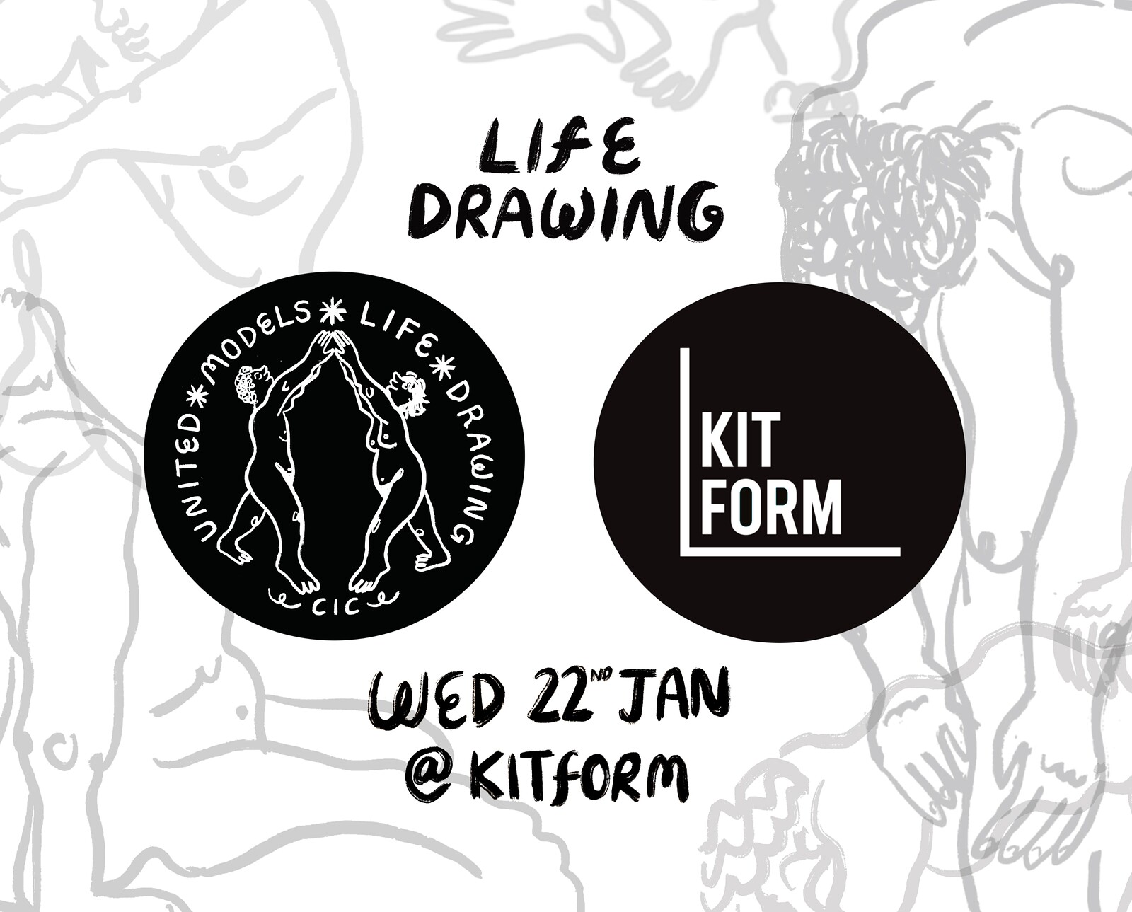 Life Drawing at KIT FORM