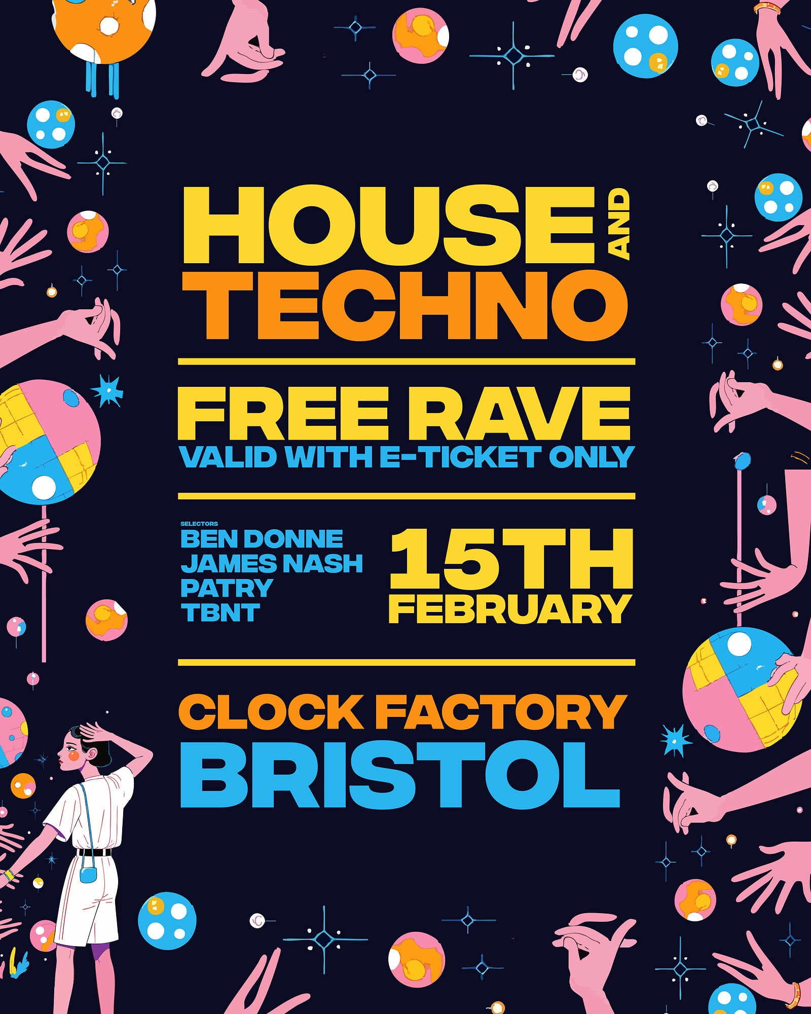 Bristol House & Techno RAVE at Clock Factory