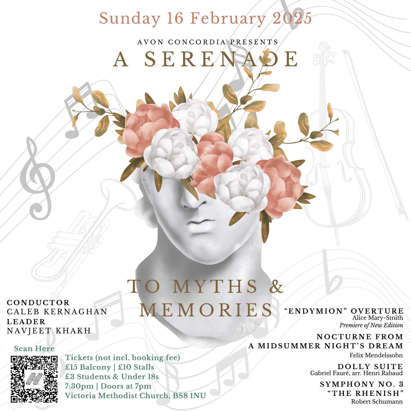 A Serenade to Myths & Memories at Victoria Methodist Church, BS8 1NU