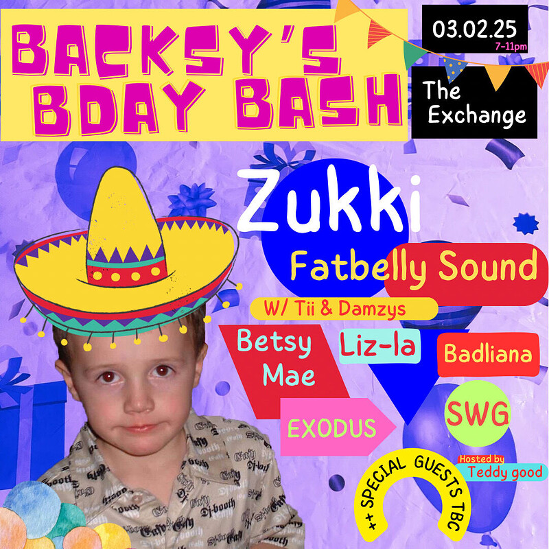 Backsy’s Birthday Bash at Exchange