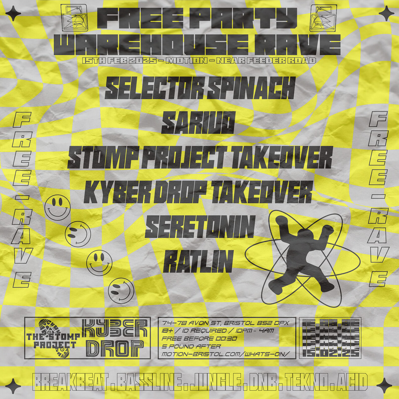 Warehouse Rave - Kyber Drop x The Stomp at Motion