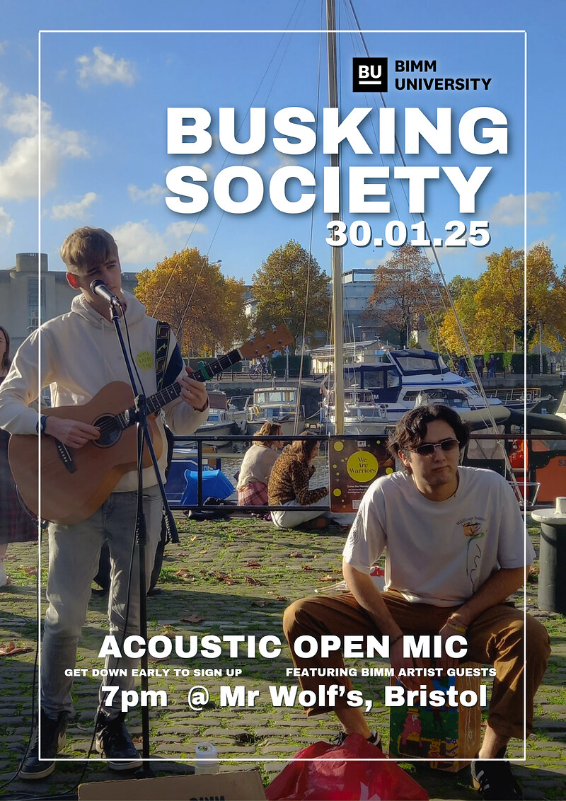 Bimm Busking Society Open Mic at Mr Wolfs