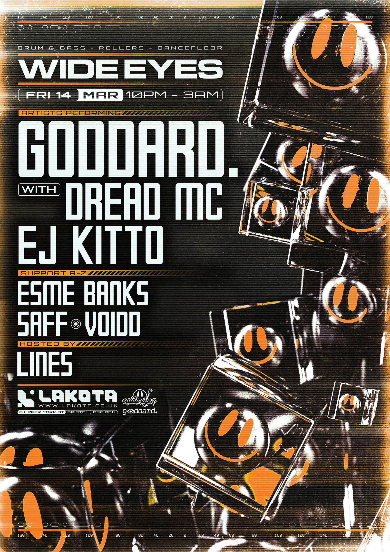 goddard. w/ Dread MC + EJ Kitto at Lakota