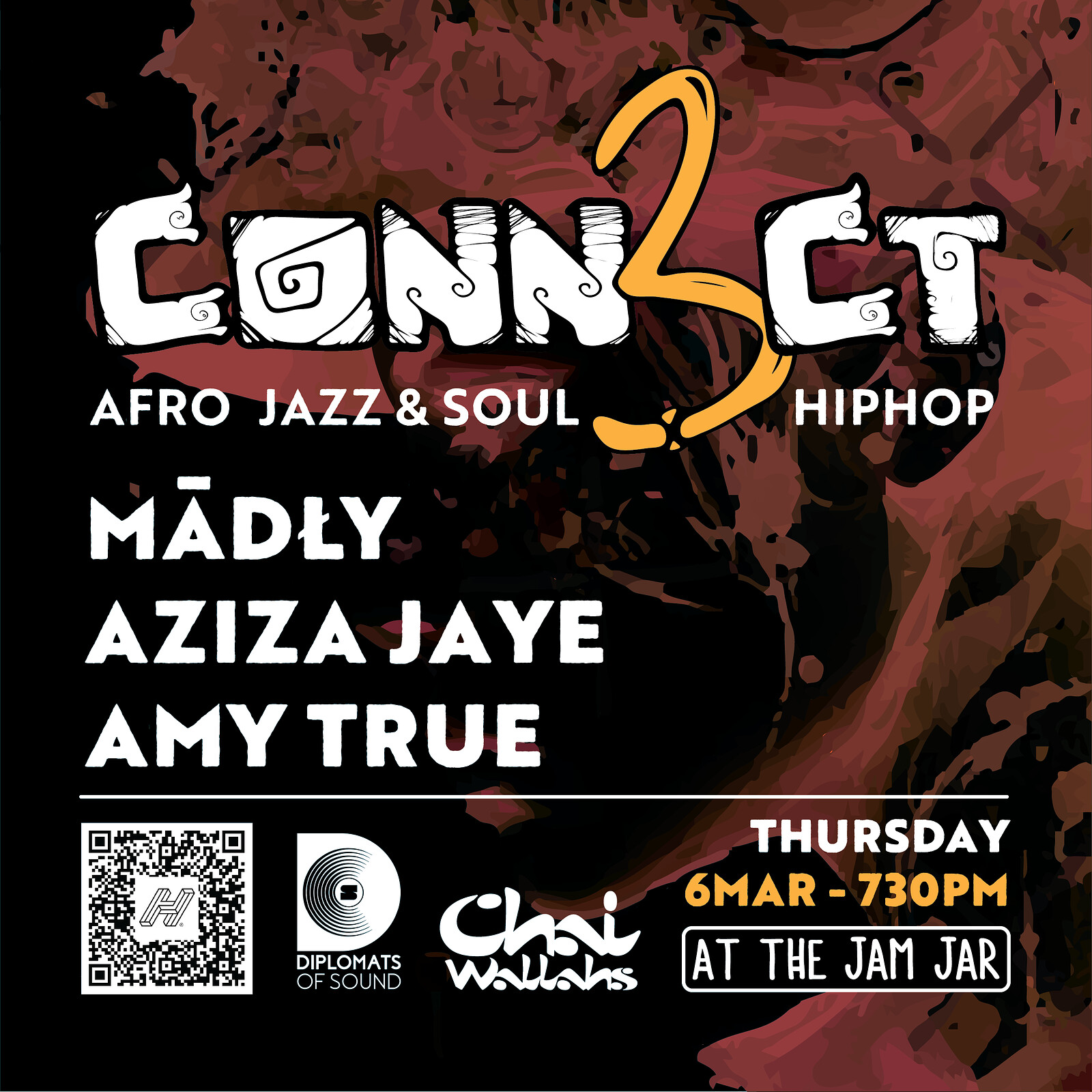 CONN3CT - MĀDŁY + AZIZA JAYE + AMY TRUE at The Jam Jar