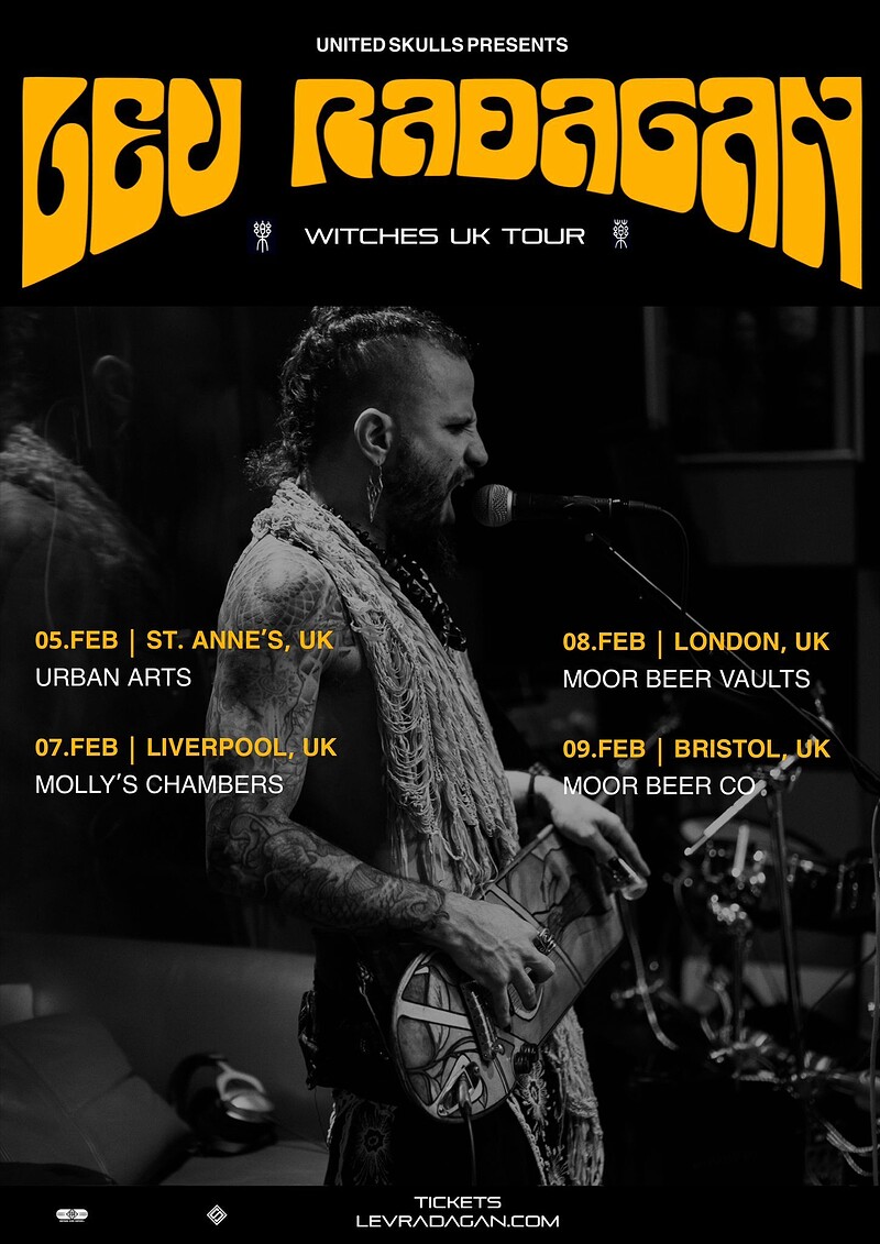 Lev Radagan - Witches UK Tour at Moor Beer Co