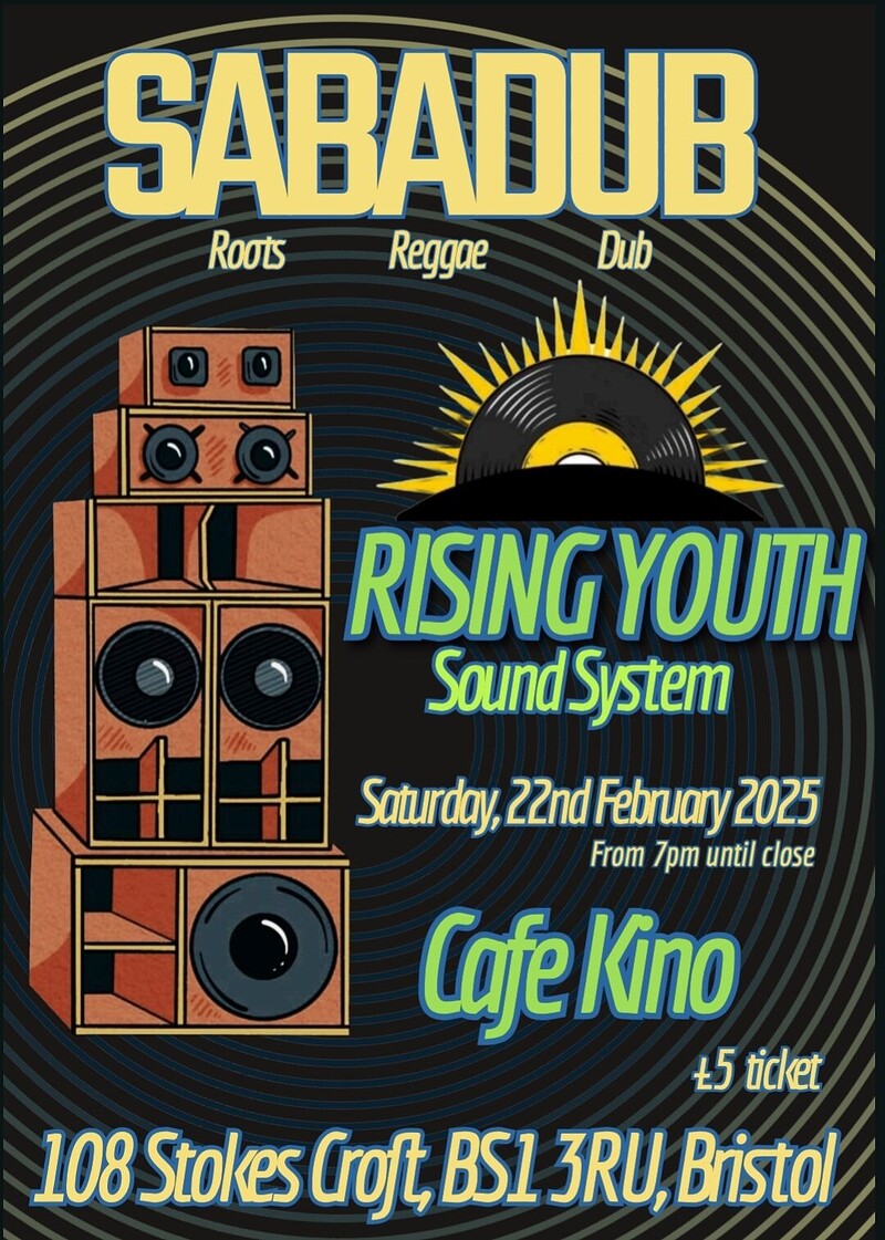 Rising Youth presents SABADUB at Cafe Kino