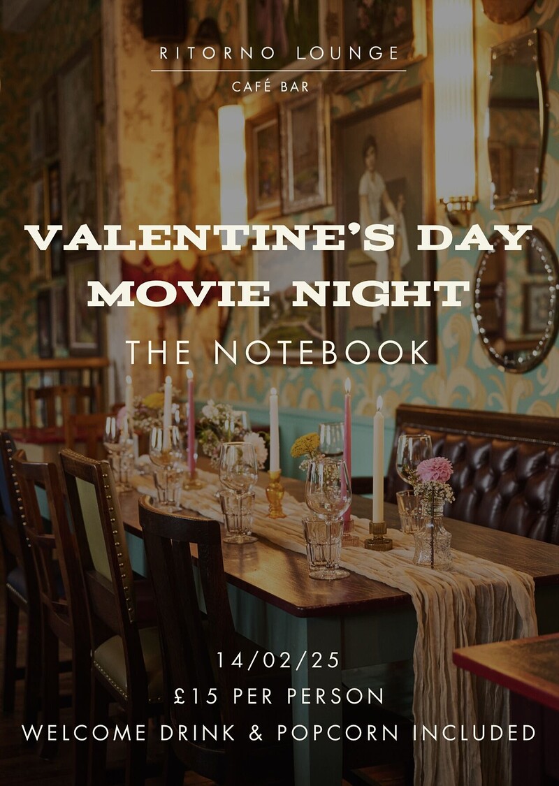 Valentines Movie Night @ at Ritorno Lounge