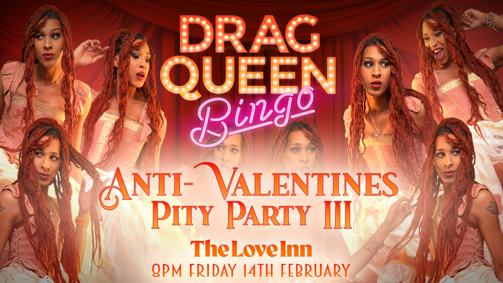 Drag Queen Bingo: Anti-Valentines Pity Party III at The Love Inn