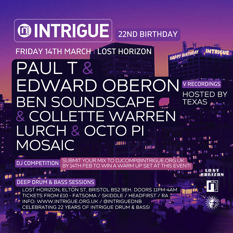 Intrigue w/ Paul T & Edward Oberon + more at Lost Horizon