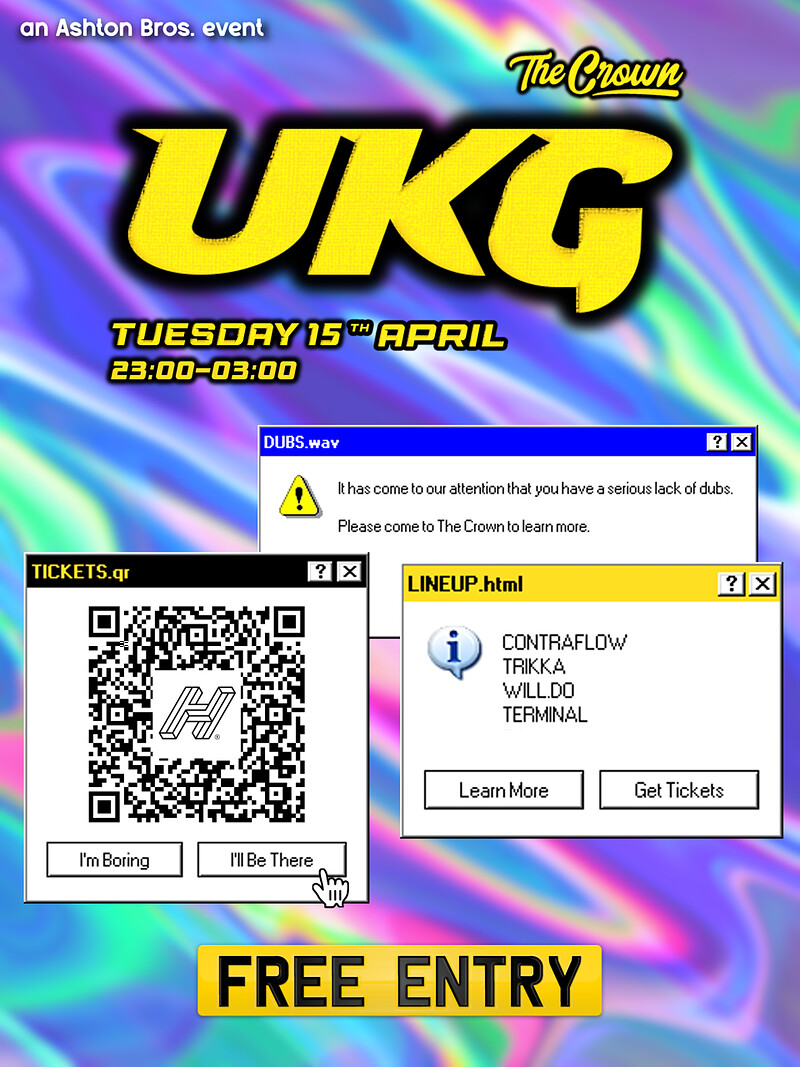 Ashton Bros. presents: UKG at The Crown