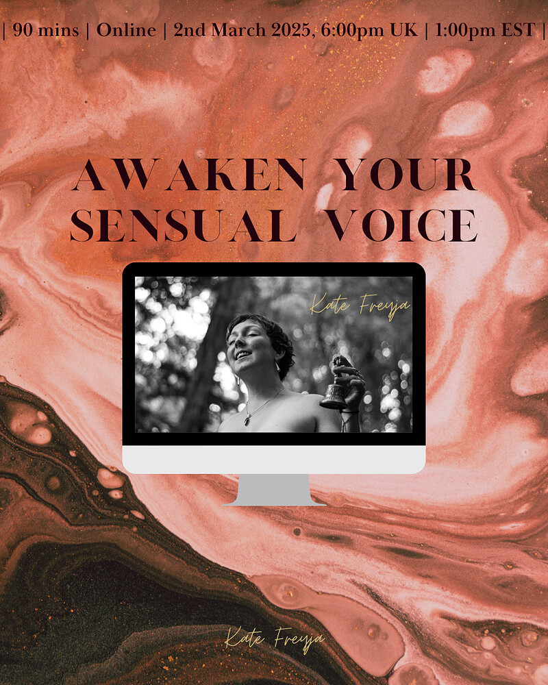 Awaken Your Sensual Voice at Online