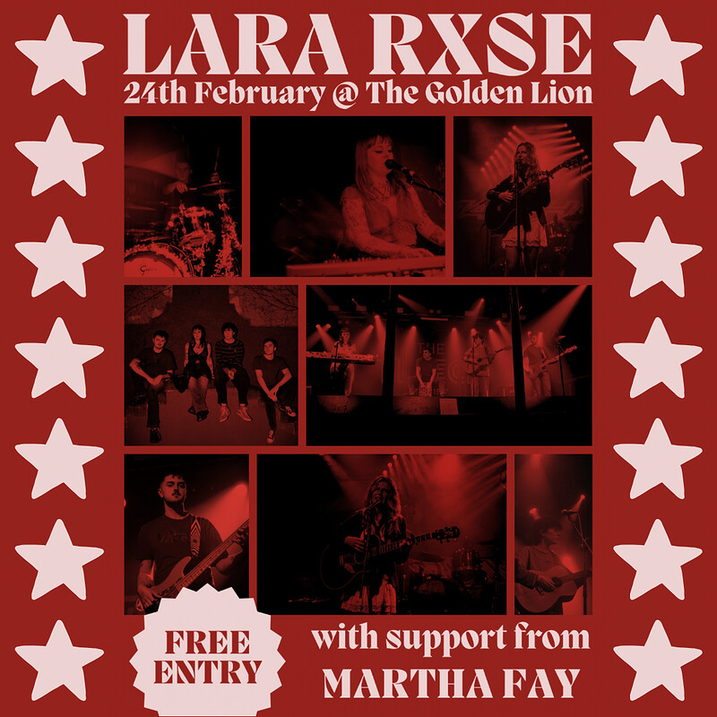 Lara Rxse + Martha Fay at The Golden Lion