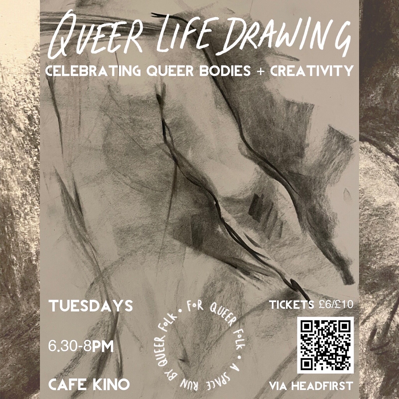 Queer Life Drawing at Cafe Kino