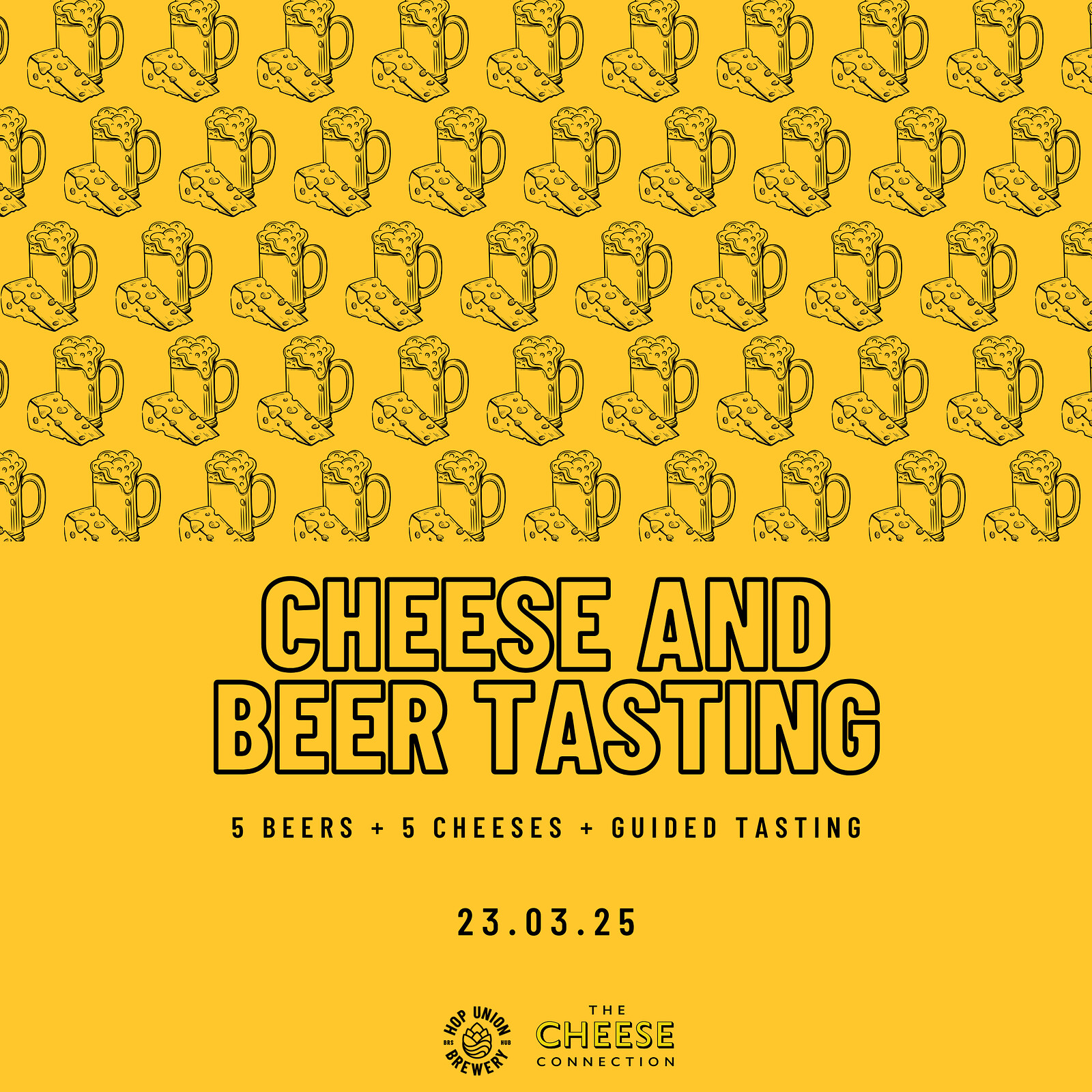 CHEESE + BEER TASTING SESSION at Hop Union Brewery