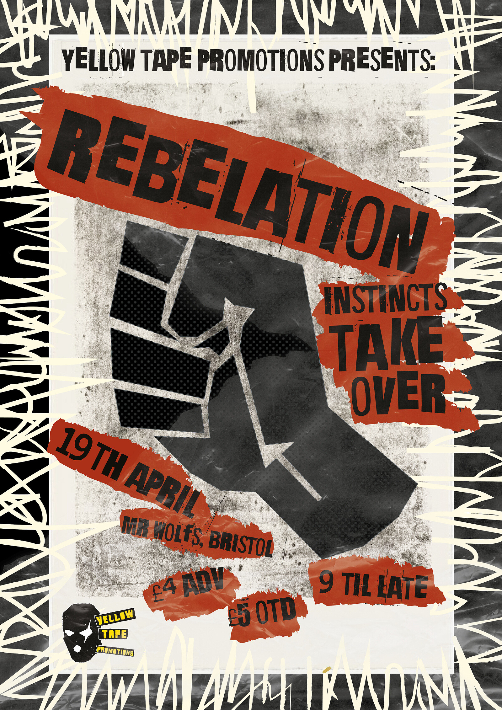 Rebelation + Instincts Take Over at Mr Wolfs