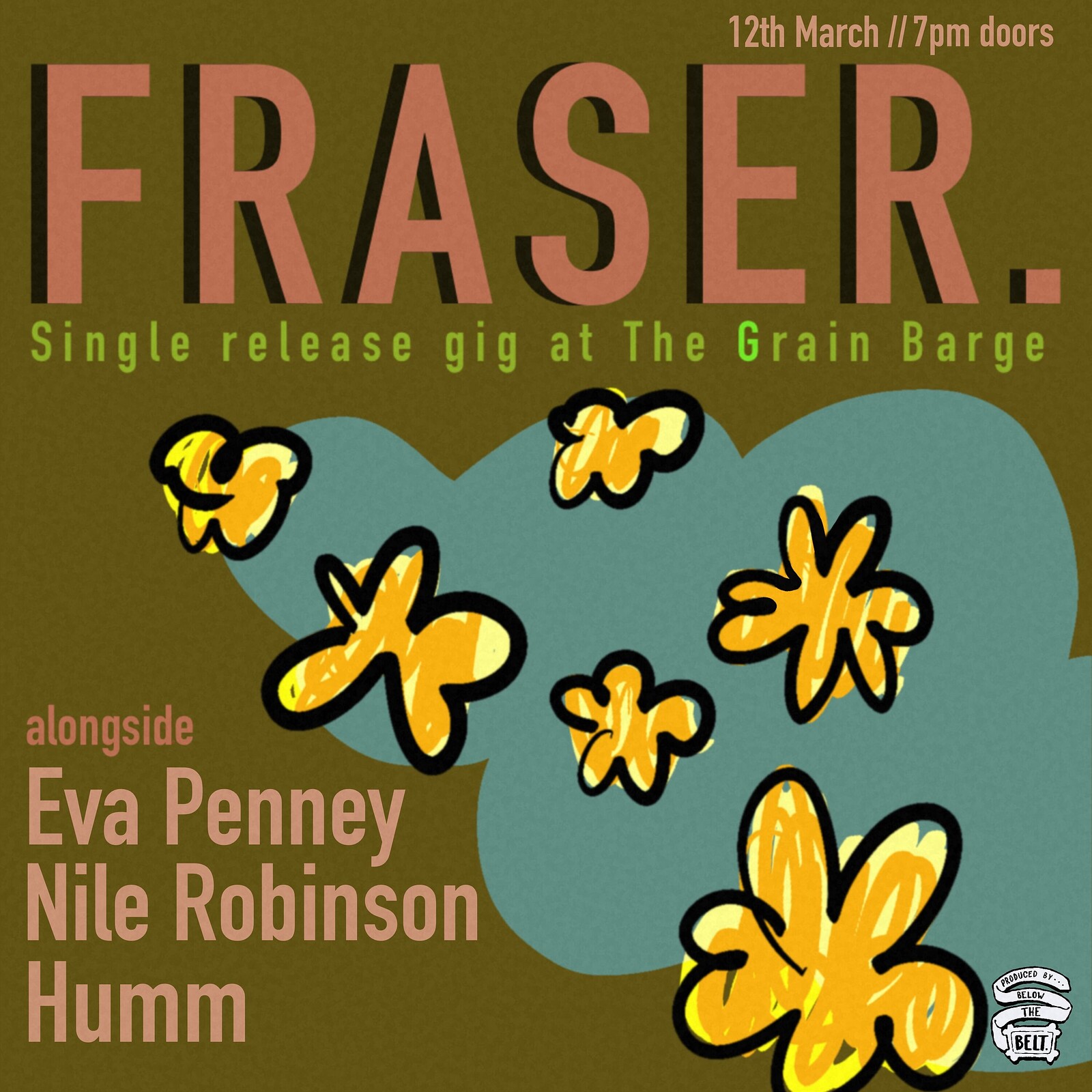 FRASER RELEASE GIG WITH SUPPORT at The Grain Barge