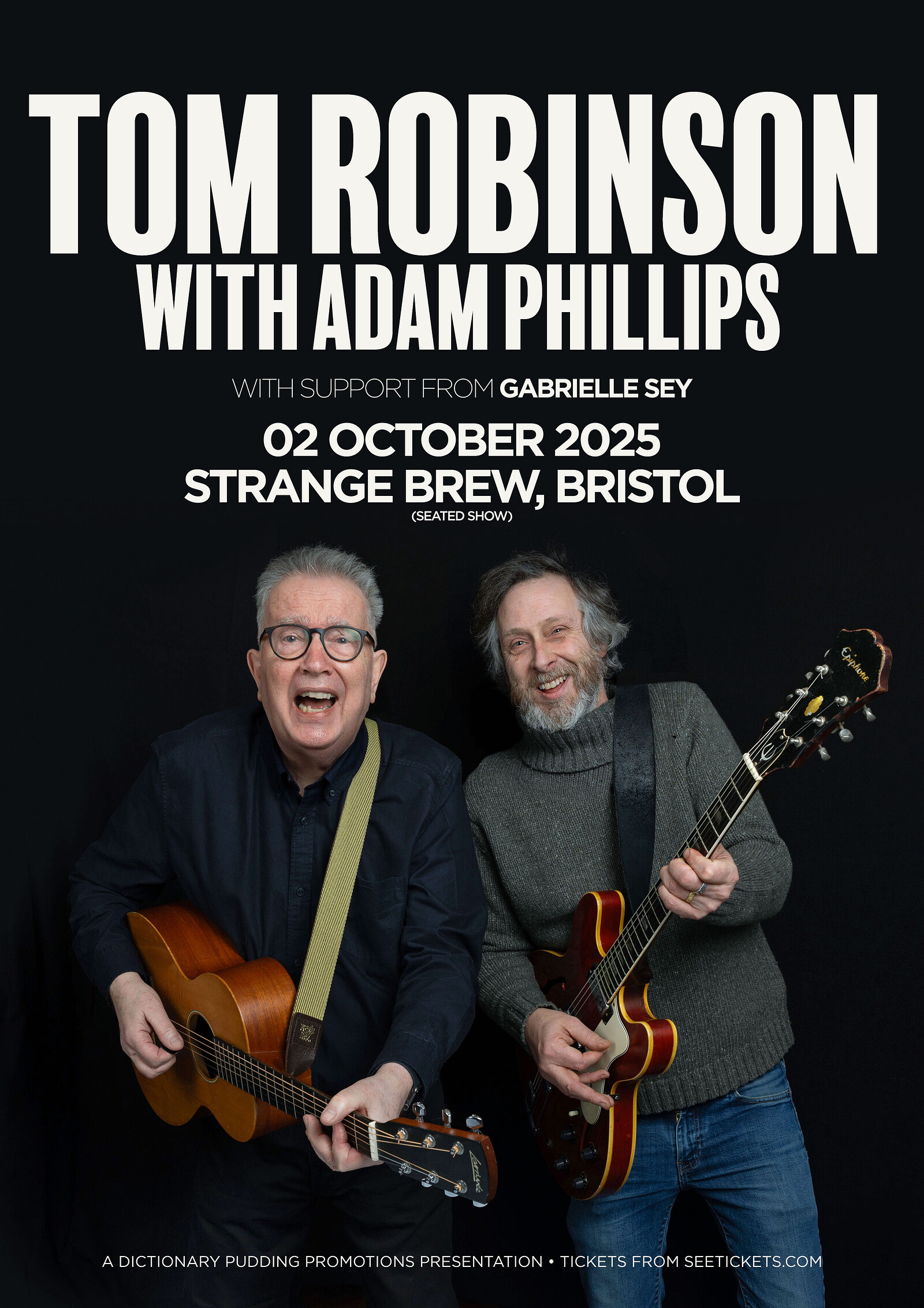 Tom Robinson & Adam Phillips + Gabrielle Sey at Strange Brew