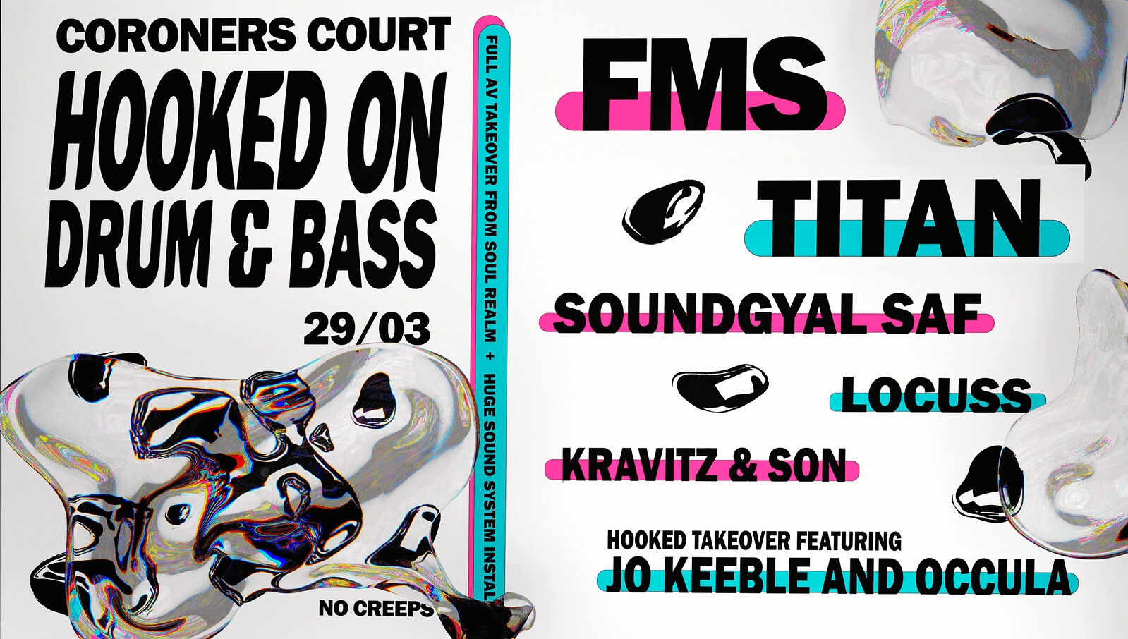 Hooked On Drum and Bass: FMS, TITAN, And MORE at The Coroner's Court