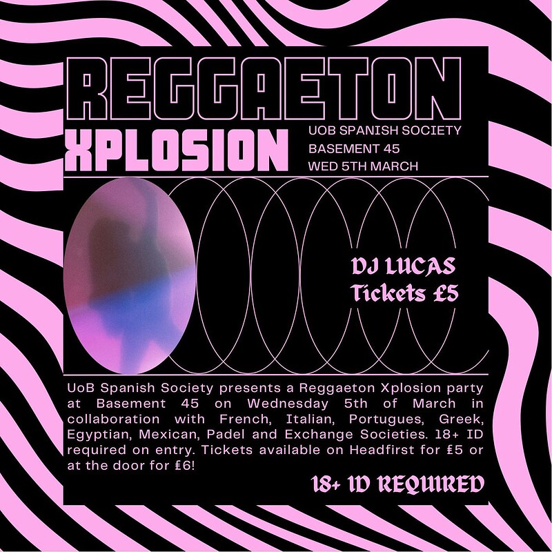 UoB Spanish Presents: Reggaetón Xplosion at Basement 45