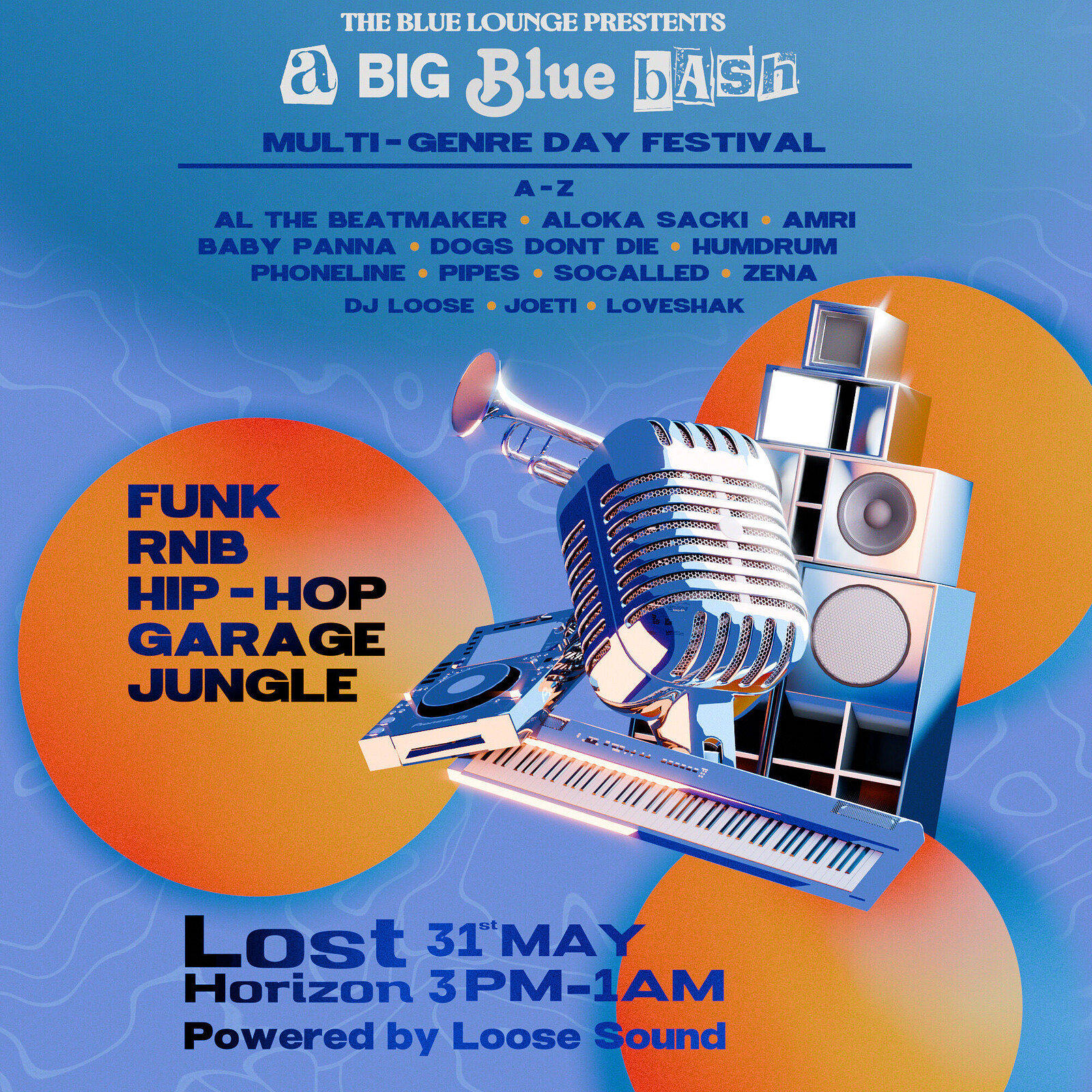 A Big Blue Bash at Lost Horizon