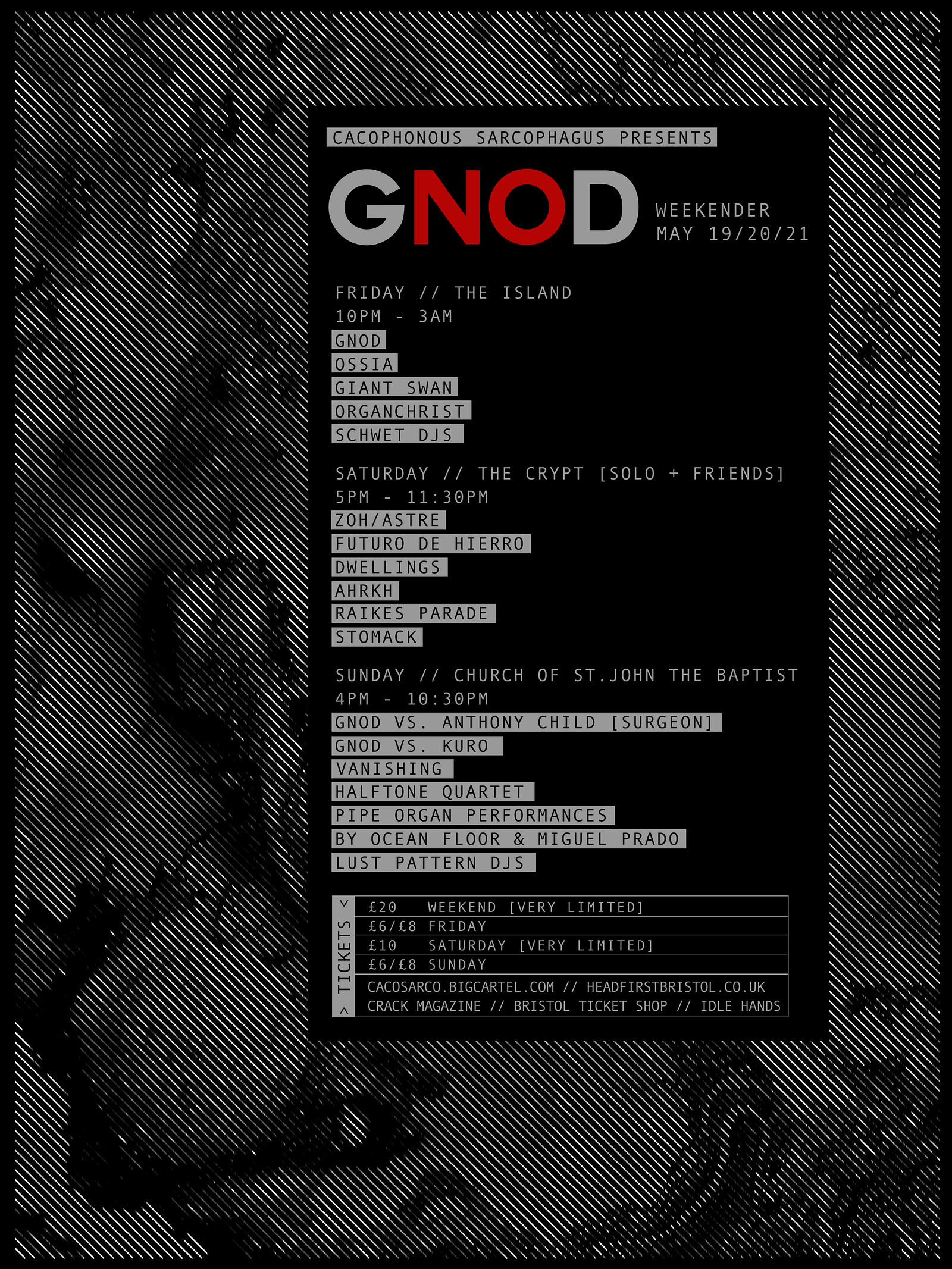 GNOD Weekender at Various