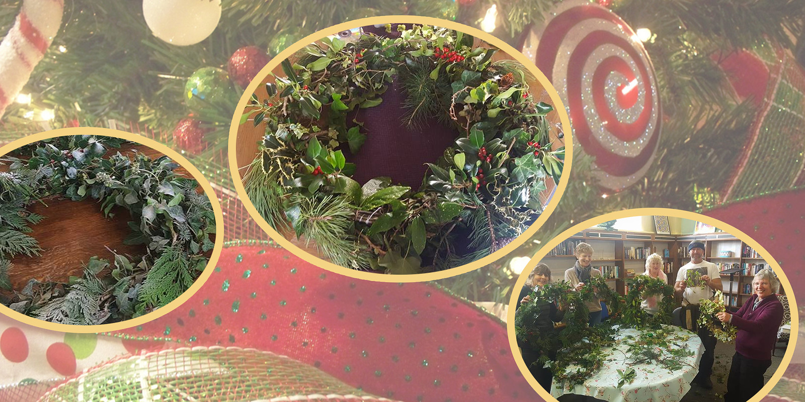 Christmas Wreath Making Workshop at The Hub