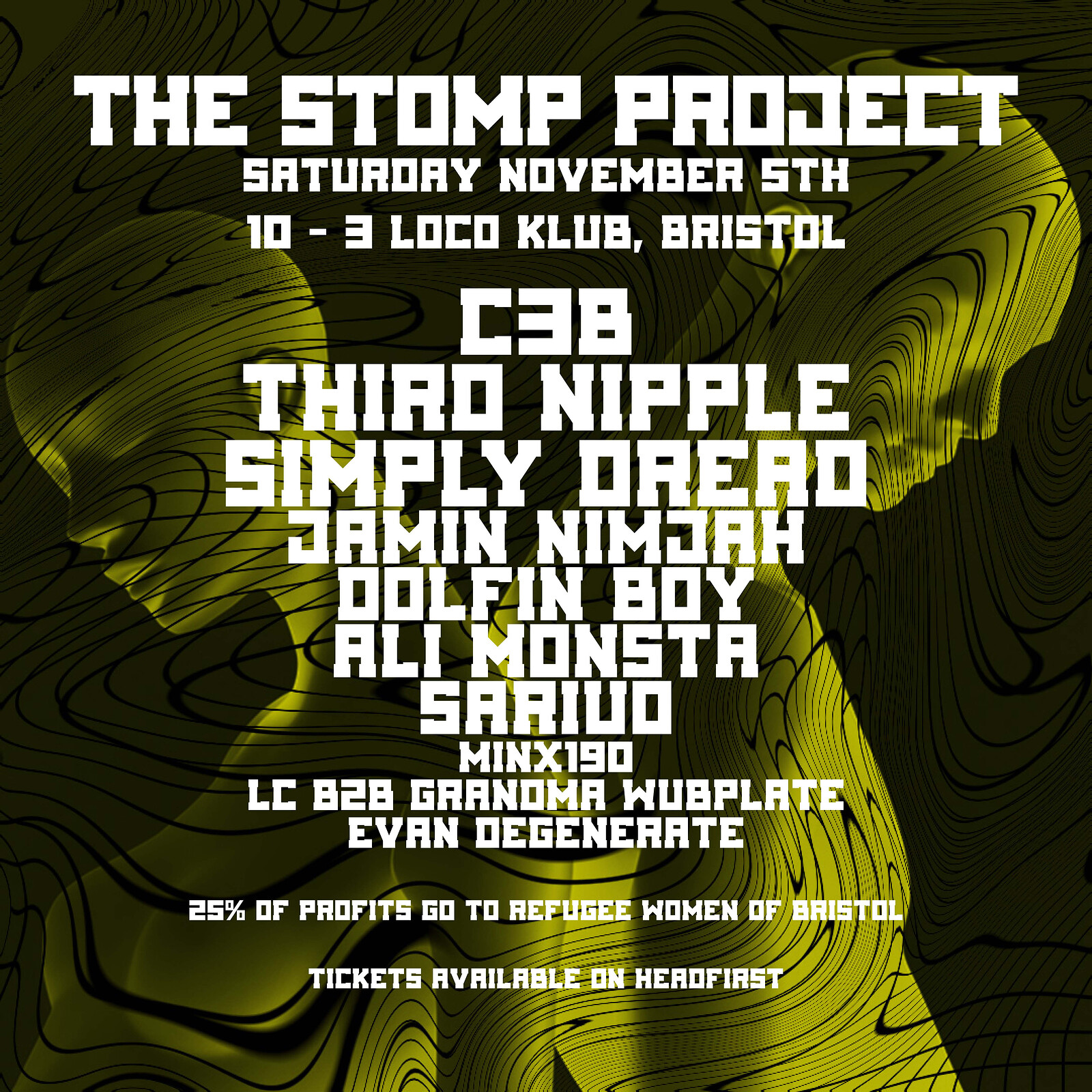 The Stomp Project:C3B, Simply Dread, Jamie Ninjah+ at Loco Klub