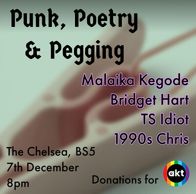 POETRY, PUNK & PEGGING at The Chelsea Inn