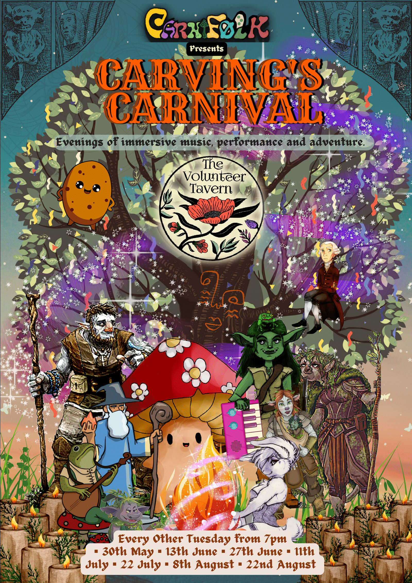 Carnifølk Presents: Carving's Carnival at Volunteer Tavern