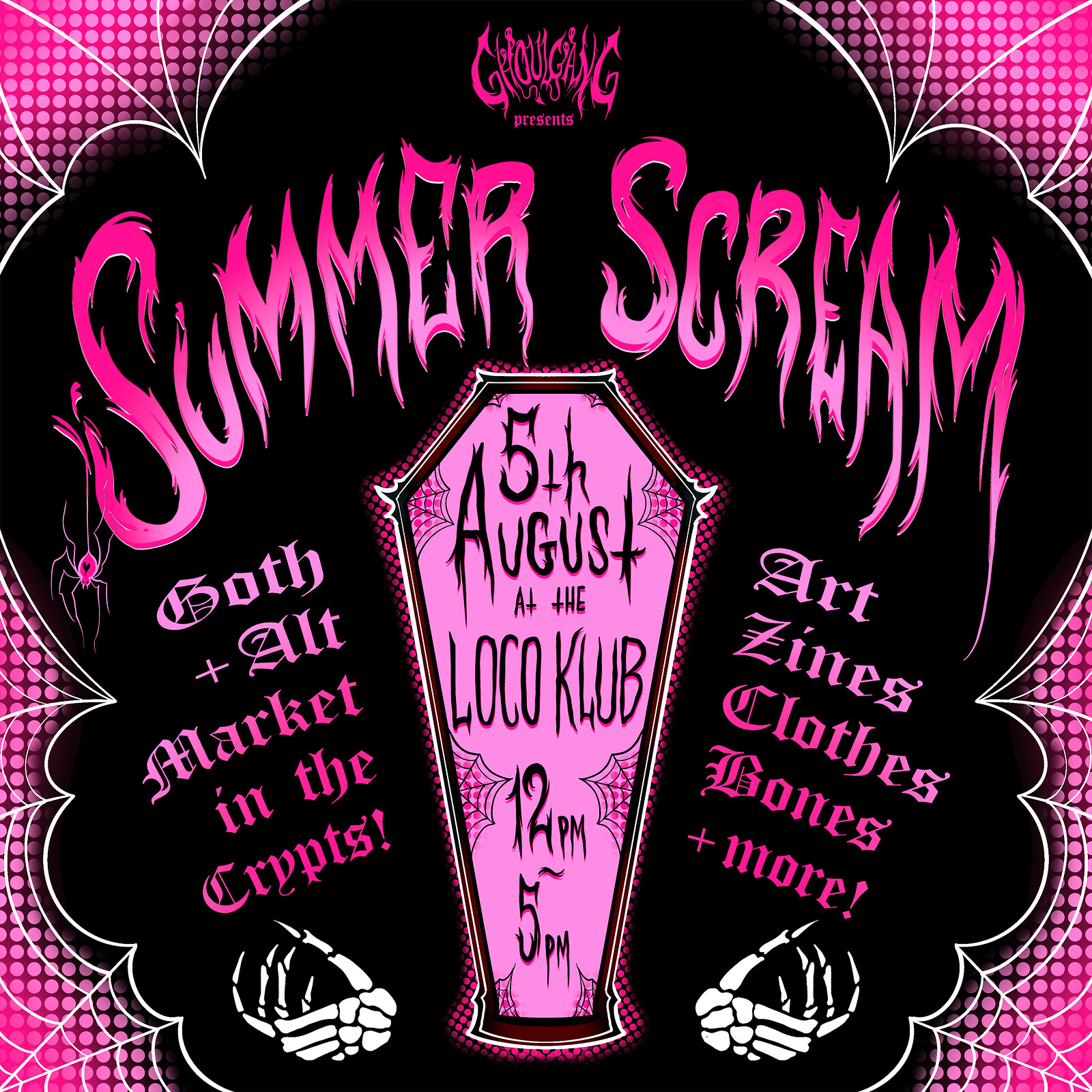 GHOUL GANG presents: SUMMER SCREAM at The Loco Klub