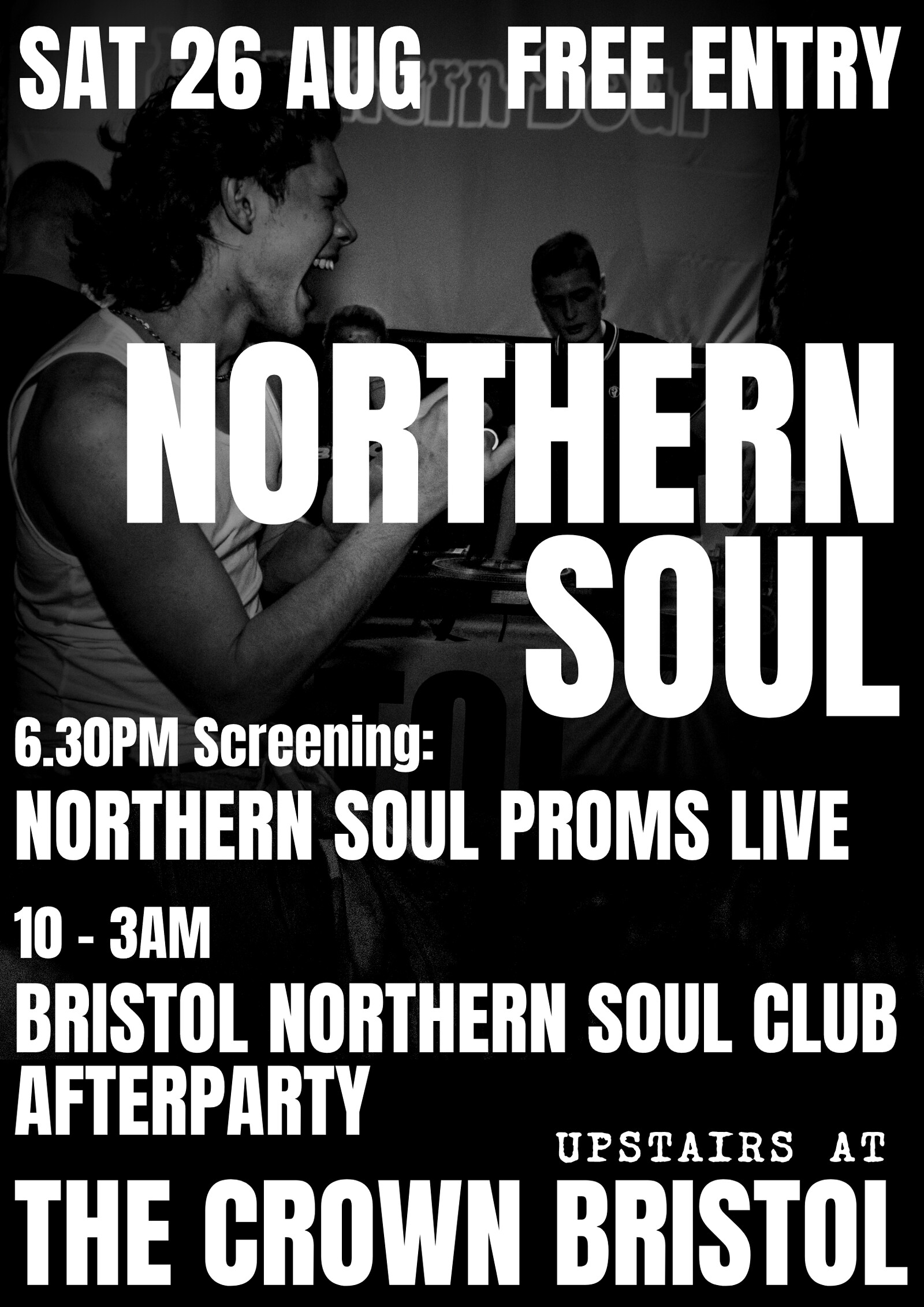 NORTHERN SOUL PROMS at The Crown