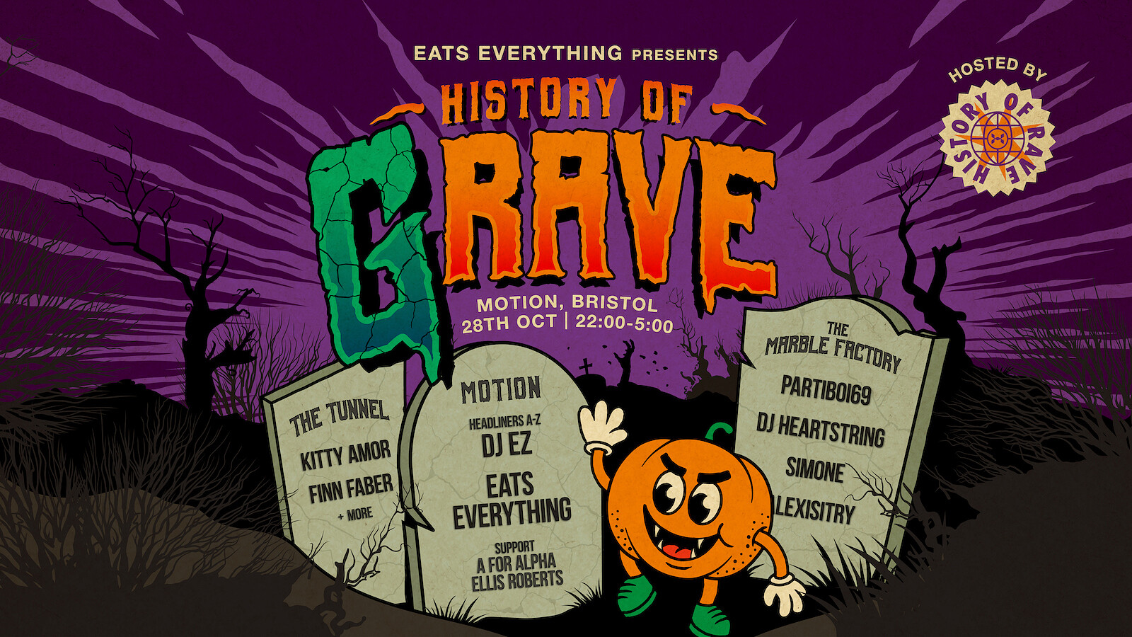 History of Rave: Halloween: DJ EZ & More at Motion