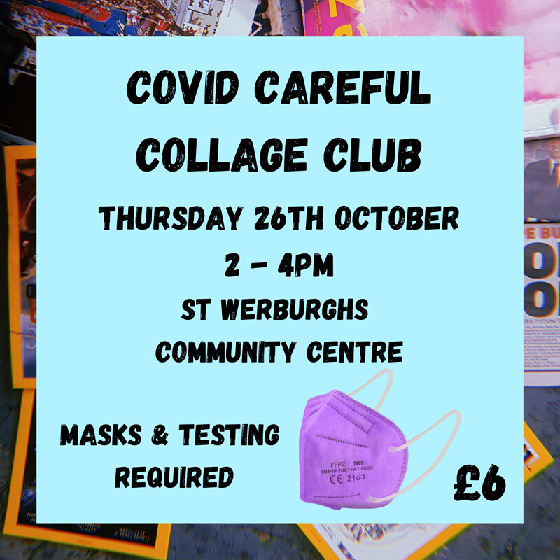 Covid Careful Collage Club at St Werburghs Community Centre