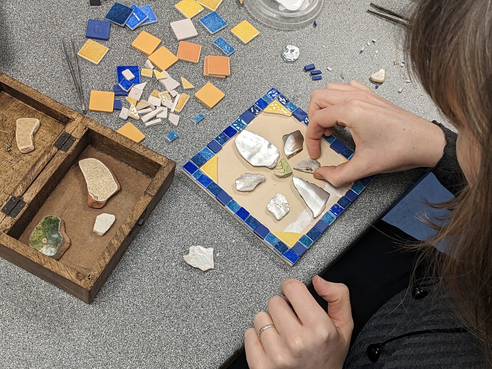 Mosaic Workshop at Bristol Folk House