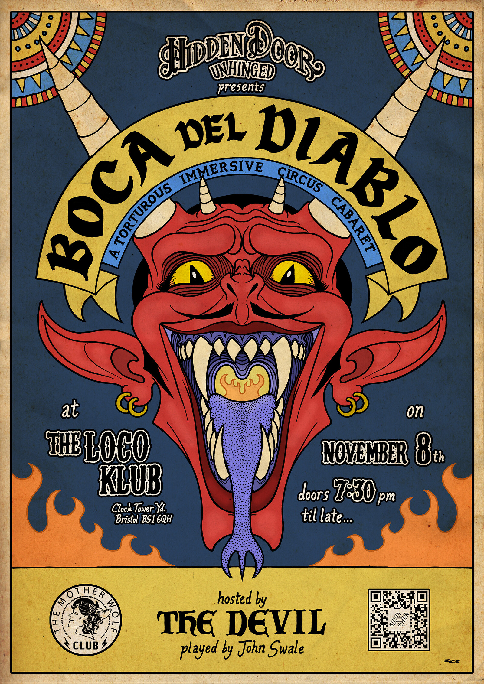 HIDDEN DOOR UNHINGED PRESENTS - BOCA DEL DIABLO at The Loco Klub