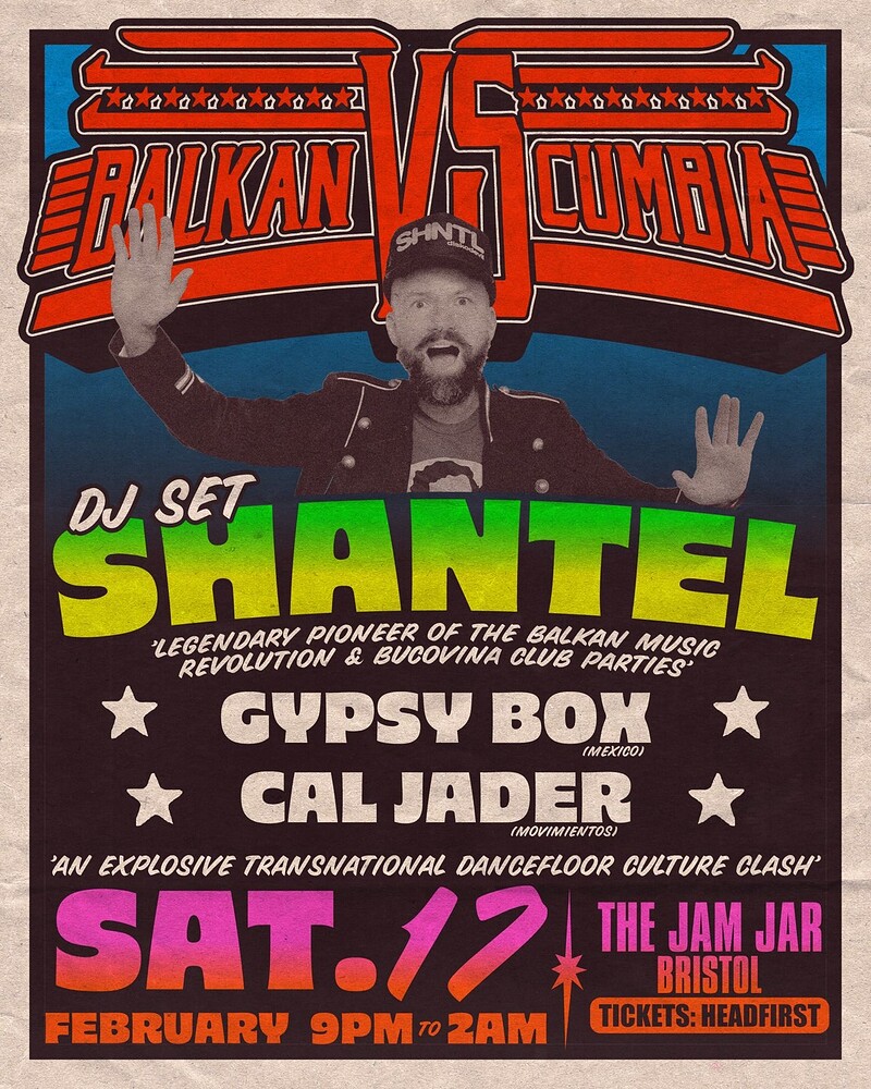 Balkan Vs. Cumbia with Shantel at The Jam Jar