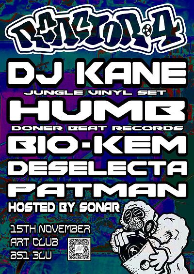 REACTOR4 - DJ KANE, HUMB, BIO-KEM, DESELECTA +MORE at Art Club