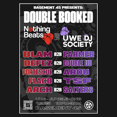 DOUBLE BOOKED: Nothing Beats vs UWE DJ Society at Basement 45