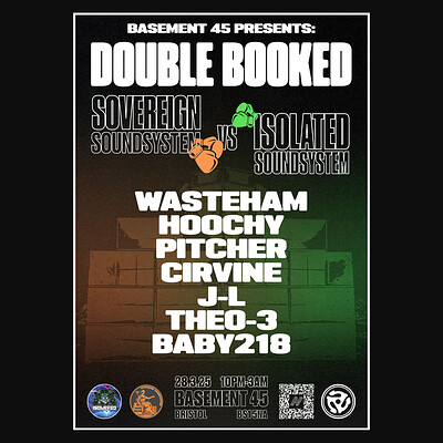 DOUBLE BOOKED: Sovereign vs Isolated Soundclash at Basement 45