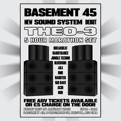 NEW SOUND SYSTEM DEBUT at Basement 45