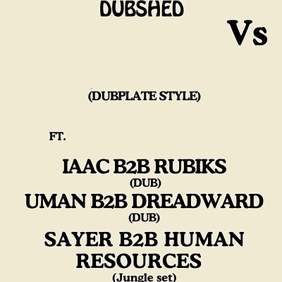 Shed Records presents: Dubshed at Basement 45