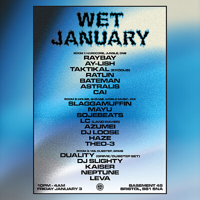 WET JANUARY at Basement 45