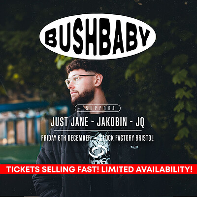 Bushbaby  + Just Jane & More at Clock Factory