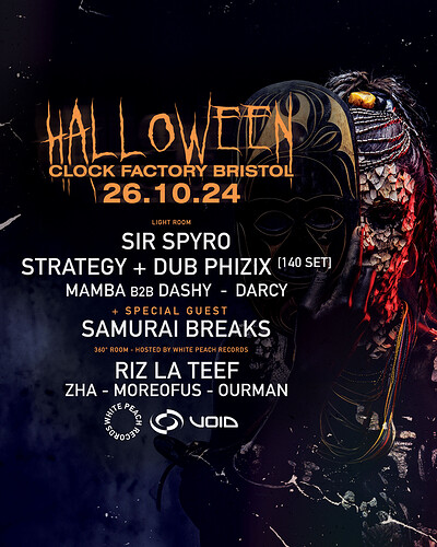 Clock Factory Halloween ft. Sir Spyro, Dub Phizix at Clock Factory