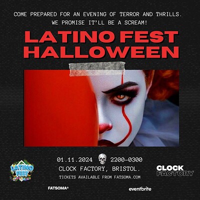 Latino Fest Halloween Special  2024 at Clock Factory