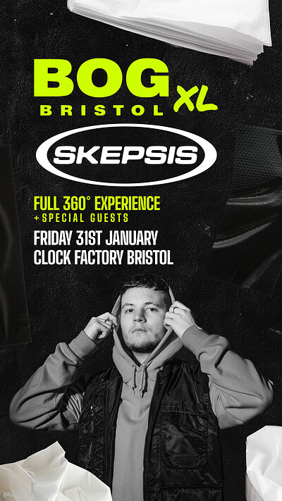 Skepsis x BOG XL at Clock Factory