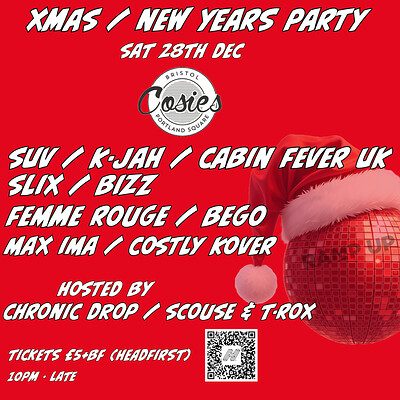 Ramp Up Xmas / New Years Party @ Cosies - 28/12/24 at Cosies